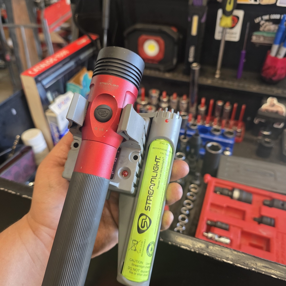 Streamlight Red and Gray Flashlight
